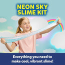 Elmer’s Neon Sky Slime Kit, Slime Supplies Include Transparent Color Liquid Glue, Crunchy Slime Activator, Cherry Limeade Slime Activator, 4 Count by TinyTreasures Baby Boutique