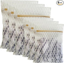 6 Pack Laundry Bag, Durable Big Honeycomb Mesh Laundry Bags Suitable for Delicate Clothes Washing (3 Large, 3 Medium) by TinyTreasures Baby Boutique