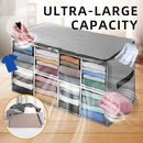 TAILI Extra Large Moving Bags, 10 Pack Silver Heavy Duty Totes For Storage with Visible Window, Wrap Around Handles, Storage Bags for Space Saving, Alternative to Moving Boxes by TinyTreasures Baby Boutique