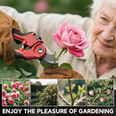 8-Inch Professional Pruning Shears - SK5 Steel Blades, Non-Stick Coating, Ergonomic Design, Suitable for Thick Branches, Safety Lock by GreenHaven Gardens