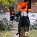 POPGIFTU 53" Halloween Crashing Witch Decoration – Funny Flying Witch for Tree, Yard, Porch & Outdoor Halloween Decor by CozyNest Decor