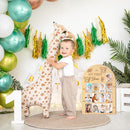 R HORSE Picture Frame - My First Year Photo Display Board, Highland Cow, Wood, 15.7 x 11 inches, Unisex Adult Gift by TinyTreasures Baby Boutique