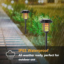 2Pack Solar Flame Lights Outdoor Solar Torch Lights Flickering Flame Solar Powered Auto On/Off Waterproof Security Path Lights for Walkway Garden Yard (66 LED) by GreenHaven Gardens