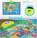 BEST LEARNING i-Poster My USA Interactive Map - Educational Talking Toy for Kids of Ages 5 to 12 Years Old by TinyTreasures Baby Boutique