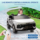 Hetoy 24V 2-Seater SUV Licensed Chevrolet Blazer Ride On Car Toy w/Parent Remote Control, 3 Speeds, Wireless Music, MP3 Player, Electric Car for Kids Ages 3-8, White by TinyTreasures Baby Boutique