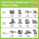Sillbird Solar Building Robot Kit STEM Gift for Boys Aged 8-14, 12-in-1 DIY Science Educational Toys for Kids Birthday, Solar Powered Robotic Set with 190 Pieces by TinyTreasures Baby Boutique