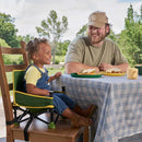 Bright Starts John Deere Pop 'N Sit Portable Booster Chair, Floor Seat, Indoor/Outdoor Use, Compact Fold, Green and Yellow, 6 Mos - 3 Yrs by TinyTreasures Baby Boutique