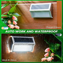 JSOT Solar Step Stair Lights Outdoor Yard Decor 8 Pack, 9LED Deck Lighting for Outside Solar Powered - IP55 Waterproof, Solar Garden Light Decor for Fence, Backyard, Front Porch Step, Wall, Patio by GreenHaven Gardens
