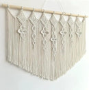 Achart Macrame Wall Hanging Large- Boho Wall Decor- large wall art- Wall Decor Living Room- Macrame Tapestry Boho Decor for Bedroom (Beige-Flower) by CozyNest Decor