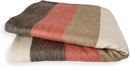 LATITUDE ZERO, Alpaca Wool Throw Blanket | Warm, Ultra-Soft, Breathable, Non-Itchy Blanket-Throw | Hypoallergenic and Beautiful Fabric (Brick Red) by CozyNest Decor