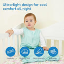 TotAha Sleep Sack 15-18-24 Months 0.5 TOG, Lightweight Summer Sleeping Sacks, Soft Babies Wearable Blanket with 2-way Zipper for Girl 3-Pack, 0.5 TOG by TinyTreasures Baby Boutique