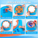 Arts and Crafts for Kids Ages 4-8,Paint Spin Art Machine Kit,Art Craft Set for 6-9 Year Old,Cool Painting Spinner Toys Kits Set,Art Supplies Birthday Gifts for Boy Girl Ages 6 7 8 9 10 11 12 Blue by TinyTreasures Baby Boutique