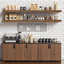 Heimlove 55 Inch Long Floating Shelves for Wall,9.3" Deep Rustic Brown Floating Shelf Set of 2,Large Display Shelf & Storage Shelf,Wall Mounted Shelves for Bedroom Living Room Kitchen Office by CozyNest Decor