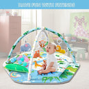 Baby Gym Play Mat, 8-in-1 Tummy Time Mat & Activity Gym Mat Ball Pit with Detachable Toys, Washable Infant Play Mat for Visual, Hearing, Sensory, Motor Development, Newborn Baby Toys Gift for Toddler 0-3-6-9-12 Months Easy to Install by TinyTreasures Baby Boutique