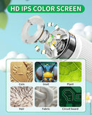 Microscope for Kids, Educational Science Kit Toys Portable Handheld Magnifying Glass, Macro Fixed Focus Digital Kid Microscopes Up to 1000x Magnification,4X Zoom, Interactive Learning, Ages 3+ by TinyTreasures Baby Boutique
