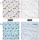 2pcs Travel Waterproof Laundry Bag, Cloth Diaper Wet Dry Bags with Handle & 2 Zipper Pockets, Reusable Washable Dirty Clothes Bag for Baby Adult Travelling Hanging, Bathing Beach Pool Daycare by TinyTreasures Baby Boutique
