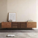 Mid Century Modern TV Stand for 80+ Inch TVs, 94.48" Walnut Console with Ample Storage – Stylish Entertainment Center for Living Room or Bedroom by CozyNest Decor