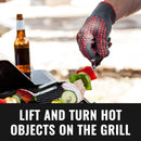 Grillaholics Barbecue Gloves, Top Cooking Gloves in Barbeque Grilling Accessories, 660°F Heat Resistant with ThermoMatrix™ Silicone, Protect Your Hands with BBQ Oven Mitts by GreenHaven Gardens