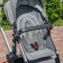 Infant Car Seat Insert, Baby Car Seat Head & Body Support with 2 Strap Pads, Ultra Soft Newborn Preemie Carseat Insert Cushion for Girls Boys, Fits Car Seat, Stroller, Swing, Bouncer, Grey by TinyTreasures Baby Boutique