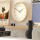 NEWGATE® Mauritius Wall Clock | Scandi Inspired Bamboo Clock | 15 inch | Modern Minimalist Design for Kitchen, Living Room or Office by CozyNest Decor