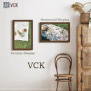 VCK 14x22 Frame Set of 3 - Brown, Wood Picture Frame with Exclusive Wood Grain, Wall Gallery Frame by CozyNest Decor