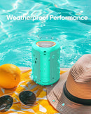 Portable Bluetooth Speaker with Lights, Stocking Stuffers, Powerful Crystal Clear Sound, IPX5 Waterproof, All Day Playtime, BT 5.3, TWS Paring, Small Wireless Speaker for Outdoor, White Elephant Gifts by TinyTreasures Baby Boutique