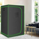 MELONFARM 4x4 Grow Tent, 48"x48"x80'' High Reflective 600D Diamond Mylar Canvas with Observation Window and Floor Tray for Hydroponic Indoor Plant Growing by GreenHaven Gardens