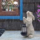 Garden Statues Rabbit with Solar Lights-Bunny Figurine Outdoor Easter Decorations Rabbit Decor for Lawn,Balcony-Yard Art Garden&Patio Decor,Unique Housewarming&Birthday Gifts for Women by GreenHaven Gardens