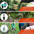 EDOSTORY 4.5 FT Height Vertical Garden Planter Removable Brick Red Raised Bed Box with 5 Container Boxes,Digging Claw Gloves,Trowel,Purning Shears for Outdoor Vegetables Flowers by GreenHaven Gardens