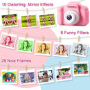 GKTZ Toys for Girls Age 3-8, Kids Camera Digital Video Toddler Camera Children Camcorder Birthday Gifts for 3 4 5 6 7 8 Year Old Girls with 32GB SD Card by TinyTreasures Baby Boutique
