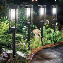 Solar Pathway Lights Outdoor Waterproof 4 Pack Upgraded Solar Walkway Landscape Lighting Outside Driveway Lights,Auto On/Off for Yard Lawn Patio (Cool White) by CozyNest Decor