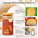 Spice Jars with Labels, 35 Pcs 4 oz Glass Spice Jars with Bamboo Lids, Minimalist Stackable Airtight Spice Containers with 426 labels for Home Kitchen, Pantry, Spice Cabinet, Drawer, Rack by CozyNest Decor