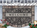 Thick Welcome Mats Outdoor, 24 * 36" Large Front Door Mat Entrance, Durable Welcome Mat for Front Door, Heavy Duty No Slip Rubber Outdoor Mats for Home Entrance by CozyNest Decor