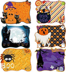 MCEAST 6 Pack Halloween Plastic Placemats Halloween Pumpkin Spider Ghost Waterproof Table Mats Assorted 6 Styles Halloween Party Table Decorations for Home Kitchen Dining, 16 x 12 Inches by CozyNest Decor