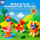 TOY Life 64 Pcs Magnetic Blocks for Toddlers Age 3-5 Magnet Blocks Magnetic Building Block for Kids Ages 4-8 Magnet Block for Kids 3-5 Preschool Creative Stem Building Toys by TinyTreasures Baby Boutique