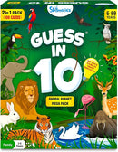 Skillmatics Guess in 10 Animals Megapack, Perfect for Boys, Girls, Kids, Teens, Adults Who Love Animal Card Games, Trivia, Travel Games, Gifts for Ages 6, 7, 8, 9, 10, and Up by TinyTreasures Baby Boutique
