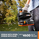 WORX 20V Cordless Seed Spreader 6-Speeds 5-Ft. Max Distance, Fertilizer Spreaders 8 Flow-Rate Settings, Broadcast Spreader Easier Than Hand Spreaders for Lawns WG869.9 – Tool Only by GreenHaven Gardens