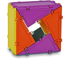 3D Building Set for Learning Math, Includes Many Online Activities,32-pc, Made in USA (Triangle/Rectangle/Square) by TinyTreasures Baby Boutique