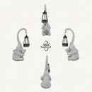 Solar Powered Outdoor Figurine Lights, 10 Inch Waterproof Animal Elephant Statue Light, Suitable for Decorations for Patio, Balcony, Lawn, Courtyard, Etc.(Chest) by GreenHaven Gardens