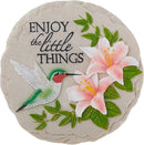 Spoontiques - Garden Décor - Hummingbird Stepping Stone - Decorative Stone for Garden by CozyNest Decor