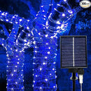 300 LED Solar Rope Lights Outdoor 99 FT Bright Solar Garden String Lights Durable 8 Modes Outdoor Fairy Lights Waterproof Solar Garden Decorative Lights (300LED, Blue) by GreenHaven Gardens
