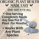 The All-in-One Complete Organic Plant Food, Indoor Plant Food for Houseplants, Organic Fertilizer for Vegetable Gardens, 3lb =75 Formulated Servings Feeds 150 gal Instantly and Slow Release by GreenHaven Gardens