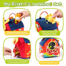 Baby Toys 6-12 Months, Montessori Sensory Toys, My First Farm House Toy with 6 Stuffed Animals,Rotating Windmill & Sunflower Crinkle, Rattle, Fun Mirror Fine Motor Skills Development,Baby Gift by TinyTreasures Baby Boutique