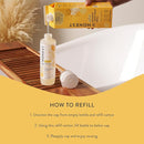 The Honest Company 2-in-1 Cleansing Shampoo + Body Wash Refill Carton | Gentle for Baby | Naturally Derived, Tear-free, Hypoallergenic | Citrus Vanilla Refresh, 32 fl oz by TinyTreasures Baby Boutique