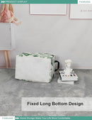 FANKANG Storage Bins, Nursery Hamper Canvas Laundry Basket Foldable with Waterproof PE Coating Large Storage Baskets for Kids Boys and Girls, Office, Bedroom, Clothes,Toys(Rec-Leaf ） by TinyTreasures Baby Boutique