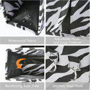 Surblue Caddy Hanging Organizer Bedside Storage Bag for Bunk and Hospital Beds, Zebra, Small by CozyNest Decor