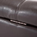 HOMCOM 51" Ottoman Storage Bench, Faux Leather Storage Chest with Lift Top, Tufted Ottoman for Living Room, Entryway, Dark Brown by CozyNest Decor