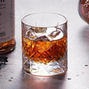 KAMMAK Crystal Whiskey Glasses Set of 2, Handcrafted 7.1oz Old Fashioned Glasses Stemless, Luxury Cocktail Glasses, Hand Blown Scotch Cup for Women, Men Gift for Rocks, Bourbon Barware, Bar by CozyNest Decor