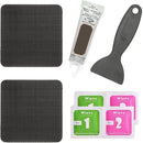Trampoline Patch Repair Kit 4"X 4" Square On Patches | Repair Trampoline Mat Tear or Hole in a Trampoline Mat by TinyTreasures Baby Boutique
