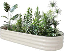 Galvanized Raised Garden Bed Kit Outdoor Metal Garden Planter Box for Backyard Gardening, Planting Vegetables, and Patio (70.8"x23.6"x11.8") by GreenHaven Gardens